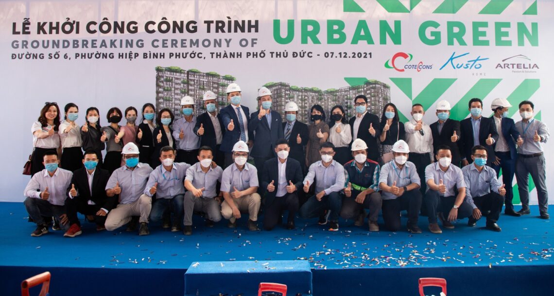В Хошимине прошла церемония закладки фундамента под строительство нового жилого комплекса Urban Green от Вьетнамского подразделения Kusto Home